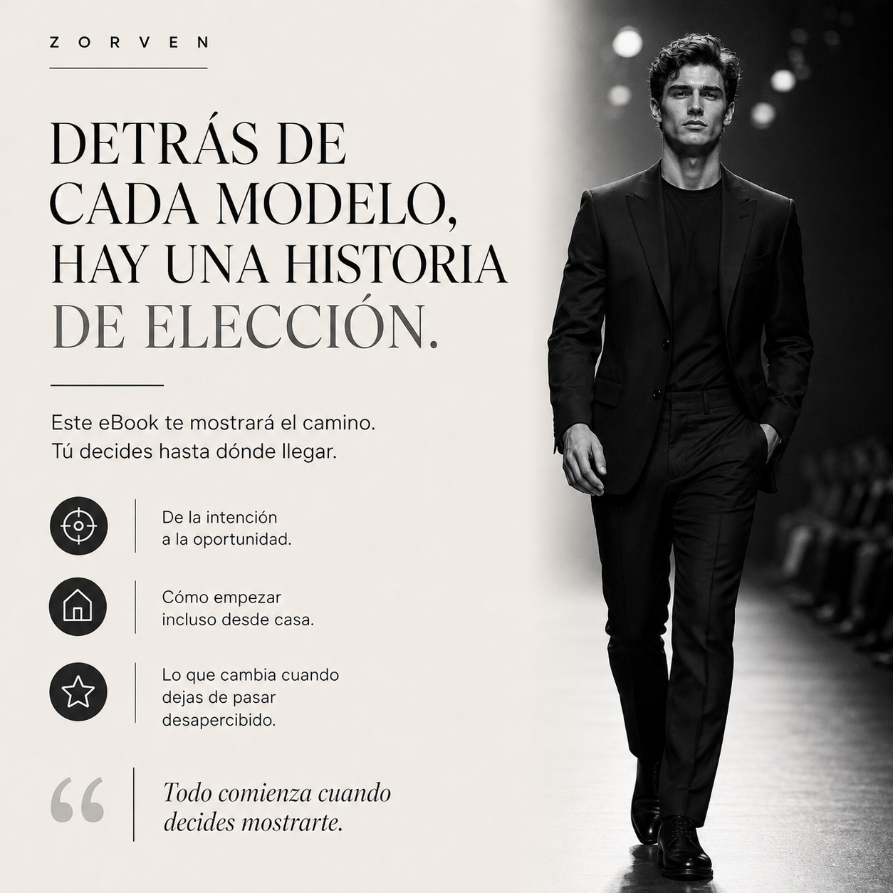 De cero al modelaje